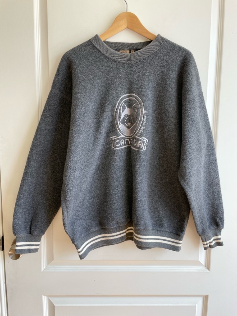 Marc Tetro Canada Vintage Fleece S/M German Shepherd Yukon Fleece
